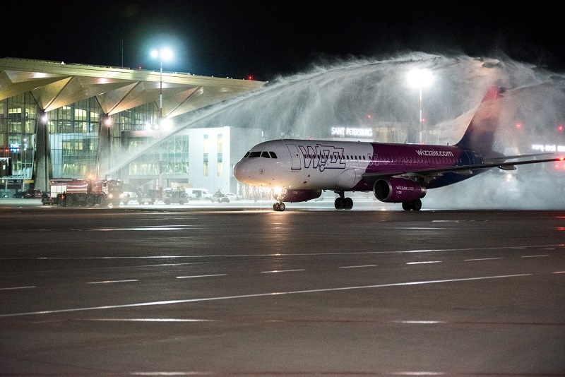 Wizz Air открыл регулярные полеты из Пулково в Будапешт