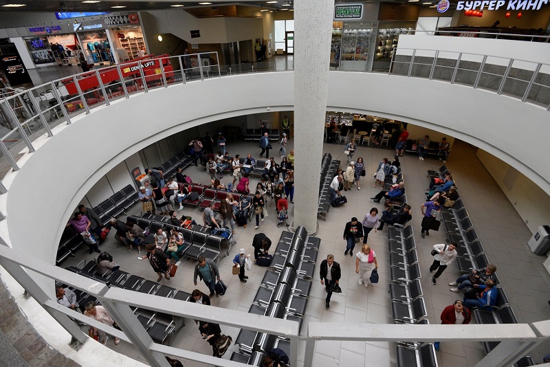 Аэропорт Пулково за шесть месяцев 2019 года увеличил пассажиропоток на 10,3%