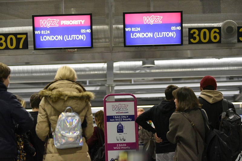 wizz air baggage check in