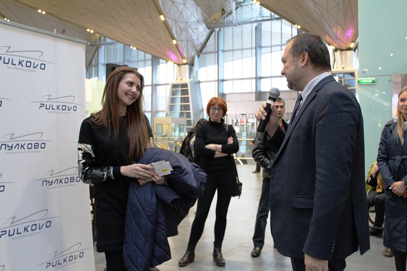 Аэропорт Пулково встретил 15-миллионного пассажира в 2017 году
