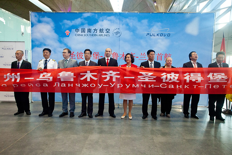 Регулярные рейсы в китайские города Урумчи и Ланьчжоу открываются из Пулково