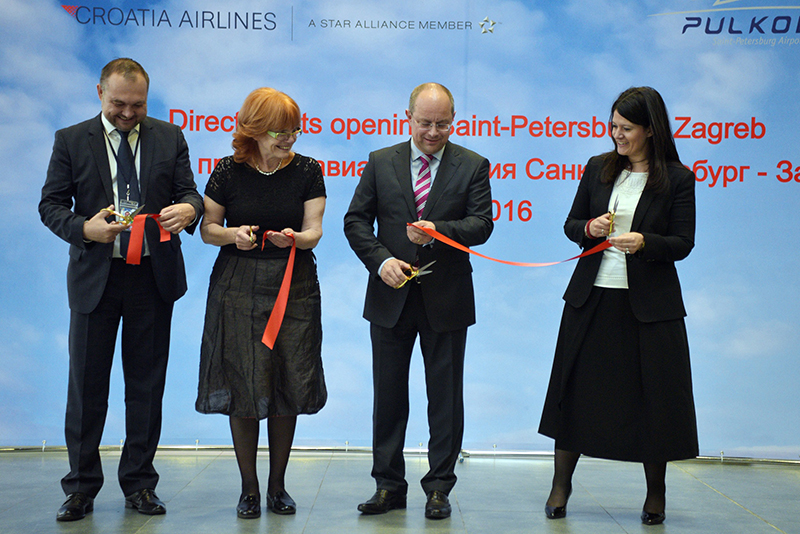 Открыто регулярное авиасообщение Санкт-Петербург — Загреб