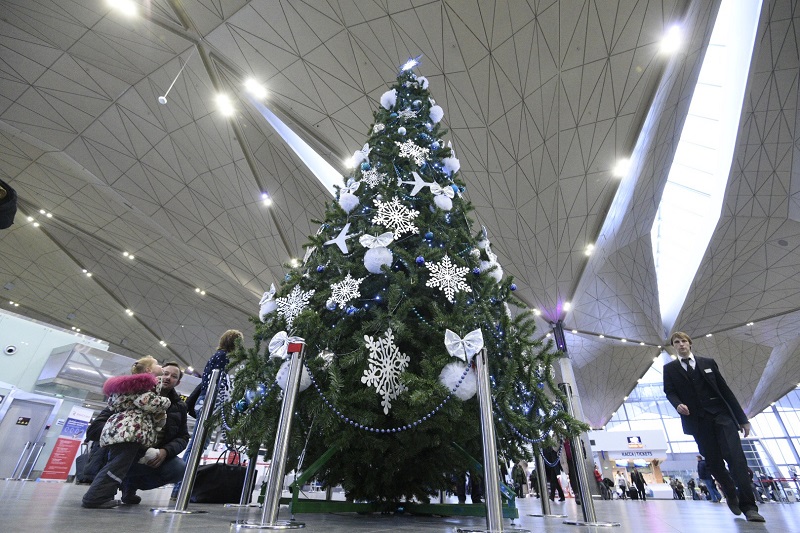 Аэропорт Пулково в новогодние праздники принял свыше 600 тыс. пассажиров