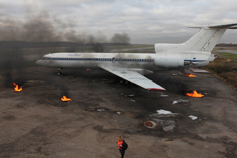 Аэропорт «Пулково» провел аварийно-спасательные учения