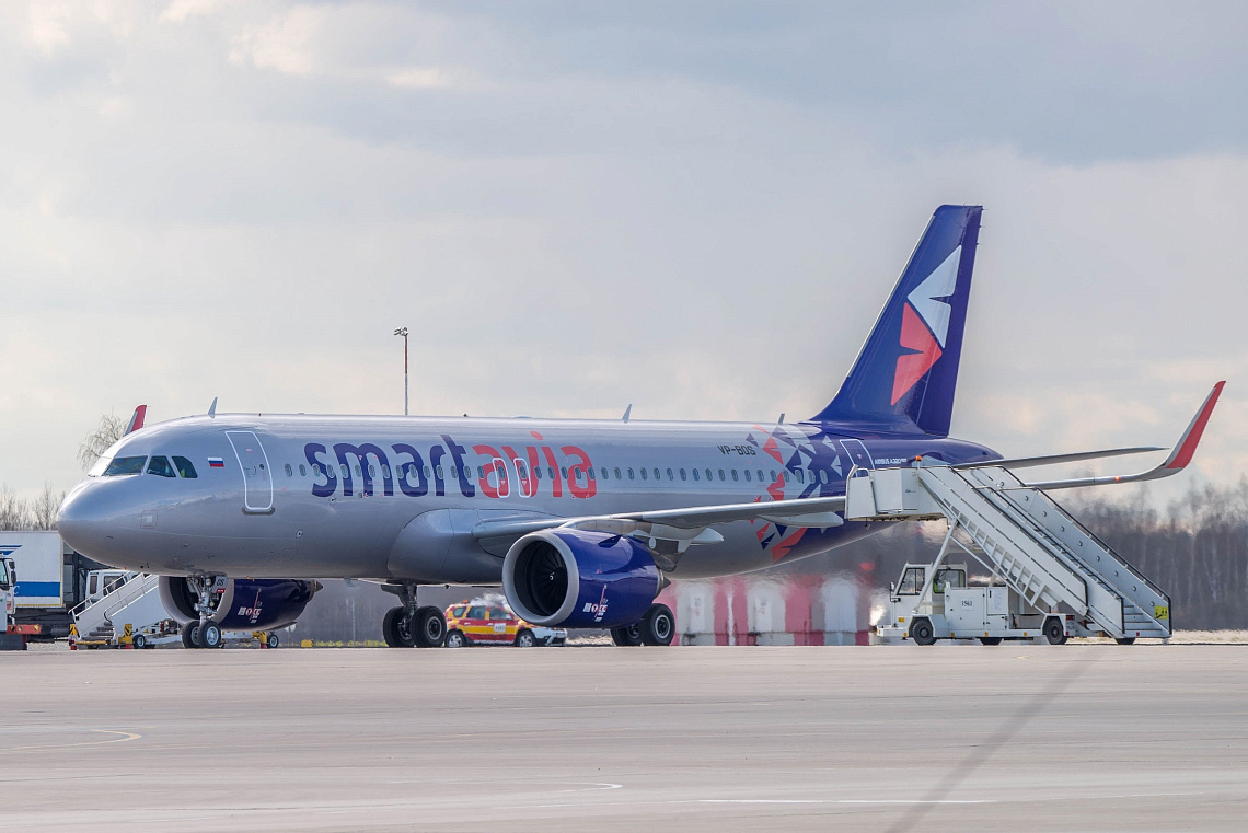 Пассажиры рейсов Smartavia в Пулково смогут оплатить авиабилеты SberPay 