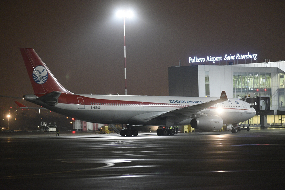 Из аэропорта Пулково авиакомпания Sichuan Airlines возобновляет рейсы в Китай