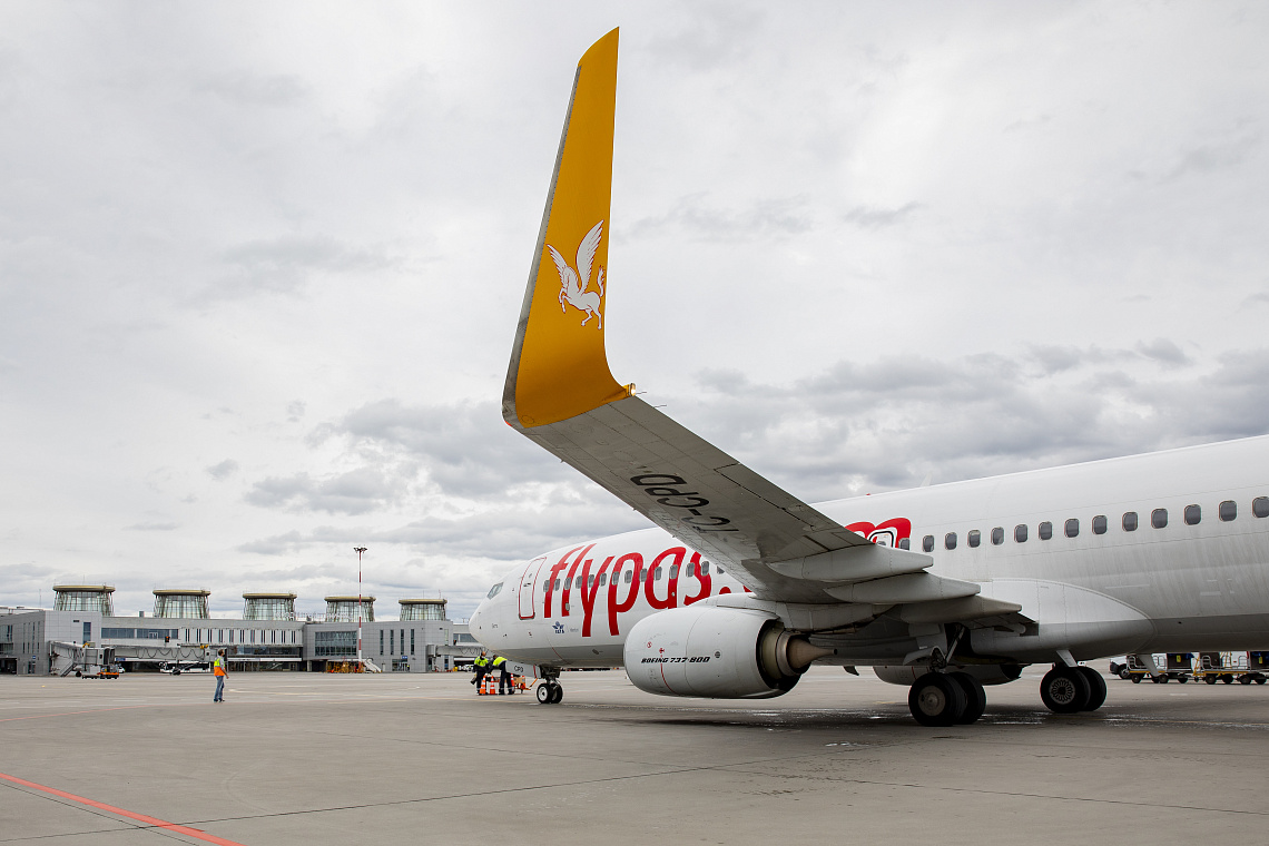 Аэропорт Пулково обслужил первый рейс авиакомпании Pegasus Airlines в Стамбул