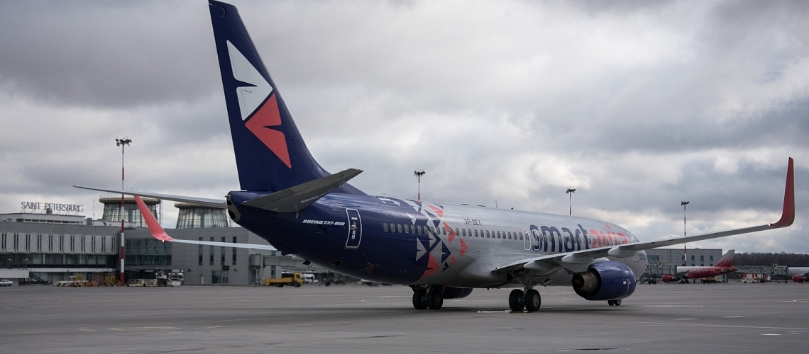 Из аэропорта Пулково авиакомпания Smartavia увеличит число регулярных рейсов