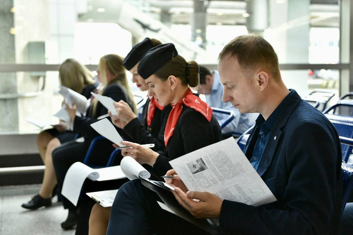 В аэропорту Пулково впервые организовали «Диктант Победы»