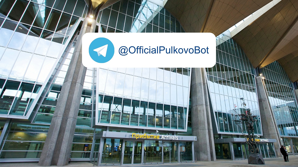 Аэропорт Пулково запустил чат-бот для пассажиров в Telegram